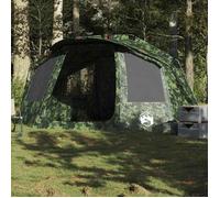 vidaXL Tente de pêche 5 personnes camouflage imperméable, tente de camping, tente de jardin, abri d'extérieur, abri de 4009391