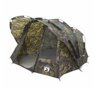 vidaXL Tente de pêche 5 personnes camouflage imperméable, tente de camping, tente de jardin, abri d'extérieur, abri de 4009394
