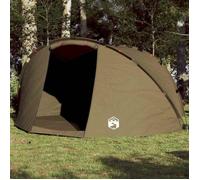Vidaxl Tente De Pêche 5 Personnes Vert Olive Imperméable