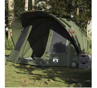 vidaXL Tente de pêche 5 personnes vert olive imperméable, tente de camping, tente de jardin, abri d'extérieur, abri de 4009392