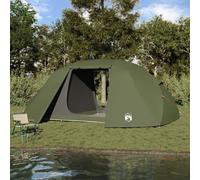 Vidaxl Tente De Pêche Vert Olive Polyester 7-Personnes Durable