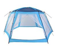 vidaXL Tente de Piscine Abri de Soleil Tente de Plage Abri de Protection UV Auvent Jardin Terrasse Cour Extérieur Tissu 590x520x250 cm