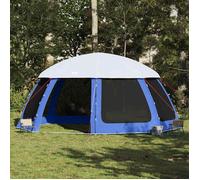 vidaXL Tente de Piscine moustiquaire Amovible parois Maille Bleu Azur, Tente Bleue, Tente de Jardin, abri de Jardin, Tente, abri extérieur