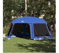 vidaXL Tente de piscine moustiquaire amovible parois maille bleu azur, tente bleue, tente de jardin, abri de jardin, tente, 4100628