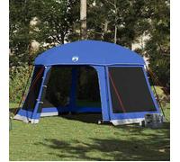 vidaXL Tente de piscine moustiquaire amovible parois maille bleu azur, tente bleue, tente de jardin, abri de jardin, tente, 4100625