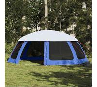 vidaXL Tente de piscine moustiquaire amovible parois maille bleu azur, tente bleue, tente de jardin, abri de jardin, tente, 4100640