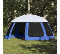 Tente de piscine moustiquaire amovible parois maille bleu azur