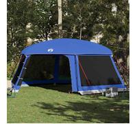 vidaXL Tente de piscine moustiquaire amovible parois maille bleu azur, tente bleue, tente de jardin, abri de jardin, tente, 4100631