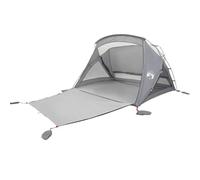 Tente de plage 2 personnes gris imperméable tente tente de jardin vidaXL