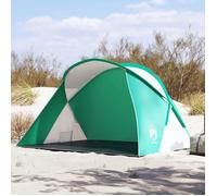 vidaXL Tente de plage 2 personnes vert d'eau escamotable imperméable, tente, tente de jardin, abri extérieur, tente de 4004159