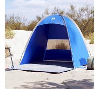 Vidaxl Tente De Plage 3 Personnes Bleu Azuré Imperméable