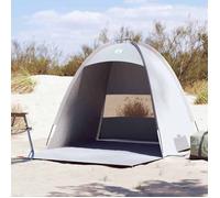 Vidaxl Tente De Plage 3 Personnes Gris Imperméable
