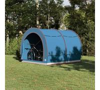 Vidaxl Tente De Rangement Pour Vélos Avec Toit Bleu 256 X 222 X 182 Cm