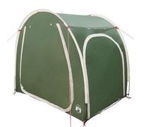 Vidaxl Tente De Rangement Pour Vélos Avec Toit Vert 218 X 156 X 180 Cm