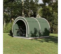 Vidaxl Tente De Rangement Pour Vélos Avec Toit Vert 256 X 222 X 182 Cm