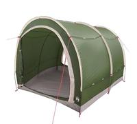 vidaXL Tente de Rangement pour vélos avec Toit Vert 256 x 222 x 182 cm, Jardin et Terrasse, Abri Modern, Imperméable, Tente Durable pour Ranger Vélos et Matos de Camping