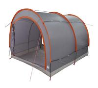 Vidaxl Tente De Rangement Pour Vélos Gris Et Orange 256 X 222 X 182 Cm
