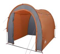 vidaXL Tente de Rangement, Tente d'Ombrage avec Sac de Transport, Auvent de Camping, Abri de Jardin Terrasse Extérieur, Orange Imperméable