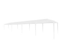 Vidaxl Tente De Réception 3 X 12 M Pe Blanc Blanc