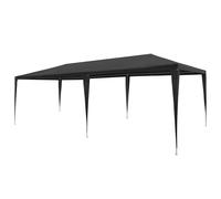 Vidaxl Tente De Réception 3 X 6 M Pe Anthracite Blanc