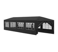vidaXL Tente de réception 3x12 m Anthracite