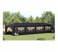 vidaXL Tente de réception 3x12 m Anthracite Tonnelle Jardin 45106
