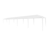 Tente de réception - vidaXL - 3x12 m - PE résistant aux UV - Cadre en acier - Couleur blanche