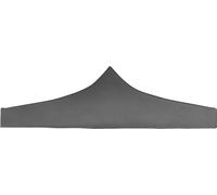 vidaXL Tente de réception 3x3 m Anthracite