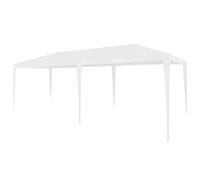 vidaXL Tente de réception 3x6 m PE Blanc