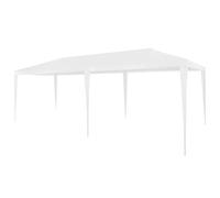 vidaXL Tente de Réception 3x6 m PE Blanc Tonnelle Pavillon Chapiteau de Jardin