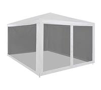 vidaXL Tente de réception avec 4 parois en maille 4 x 3 m