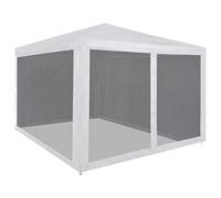 vidaXL Tente de Réception 4 Parois en Maille 3x3 m Jardin Pavillon Tonelle