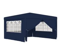 Vidaxl Tente De Réception Avec Parois Latérales 4x4 M Bleu 90 G/M² Multicolore