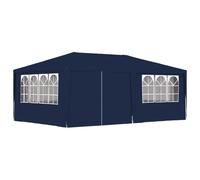 Vidaxl Tente De Réception Avec Parois Latérales 4x6 M Bleu 90 G/M² Multicolore
