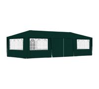 Vidaxl Tente De Réception Avec Parois Latérales 4x9 M Vert 90 G/M? Vert