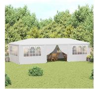 Vidaxl Tente De Rã©Ception Avec Parois Latã©Rales 4x9 M Blanc 90 G/Mâ²