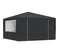 vidaXL Tente de Réception avec Parois Latérales Belvédère Tonnelle Pavillon Chapiteau Mariage Barbecue Voyage de Camping 4x4 m Vert 90 g/m² 48536 Vert G
