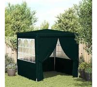 vidaXL Tente de Réception avec Parois Latérales Belvédère Tonnelle Pavillon Chapiteau Mariage Barbecue Voyage de Camping 48534 Vert G