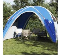 vidaXL Pavillon de jardin Belvédère avec parois latérales 190T Taffetas Bleu