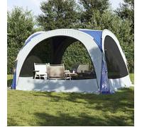 vidaXL Tente de Réception, Belvédère avec Parois Latérales, Tonnelle de Barbecue, Pavillon de Jardin Terrasse Patio, Bleu 94369