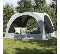 vidaXL Tente de Réception, Belvédère avec Parois, Tonnelle de Barbecue, Pavillon de Jardin Terrasse Patio, Blanc 360x360x215 94368