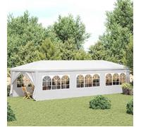 vidaXL Tente de Réception Blanc Tonnelle Pavillon Chapiteau de Jardin Patio 90338