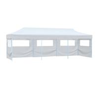 vidaXL Tente de Réception Escamotable Pliable avec 5 Parois Tonnelle d'Extérieur Chapiteau de Jardin Voyage de Camping 48873