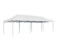 Tente de réception pliable - vidaXL - Blanc - Résistance UV et eau
