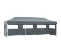 Tente de Réception Pliable 5 Parois 3x9 m Bleu Pavillon Tonelle Jardin vidaXL