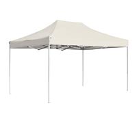 Vidaxl Tente De Réception Pliable Aluminium 4,5x3 M Crème