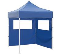 vidaXL Tente de Réception Pliable avec 2 Parois Tonnelle d'Extérieur Chapiteau de Jardin Belvédère Voyage de Camping 48878