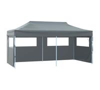vidaXL Tente de Réception Pliable avec 4 Parois Tonnelle de Jardin Tonnelle de Patio Pavillon de Terrasse Auvent d'Extérieur 48867