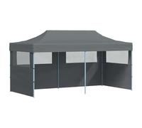 vidaXL Tente de réception pliable avec parois 3 x 6 m Anthracite 44966