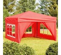 Tente de Réception Pliable avec Parois Chapiteau Tonnelle Anthracite vidaXL